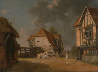 Eine Szene aus Die Magd der Mühle